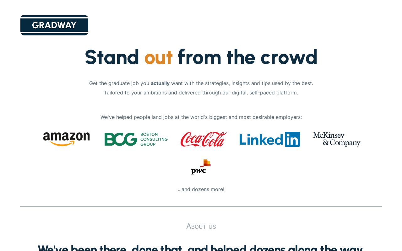 GradWay | Get the grad job you actually want